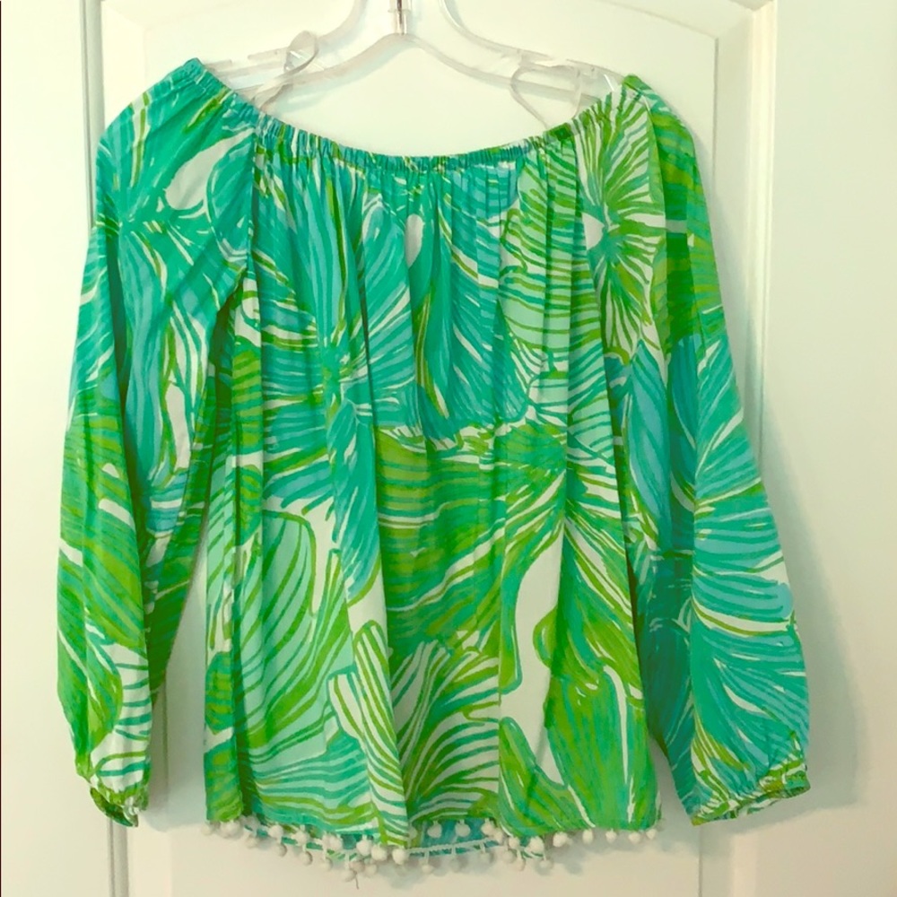 Lilly Pulitzer Enna Top Fronds Place